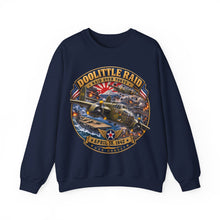Load image into Gallery viewer, Crewneck Sweatshirt - Army Air Corps - Doolittle Raid US Hornet Attack Tokyo Japan - Apr 18, 1942 - WWII