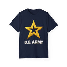 Load image into Gallery viewer, Unisex Ultra Cotton Tee - Army Star W Us Army w White Star - 3D - Enhanced