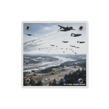 Load image into Gallery viewer, Acrylic Wall Art Panel - Operation Tomahawk - 187th Regimental Combat Team