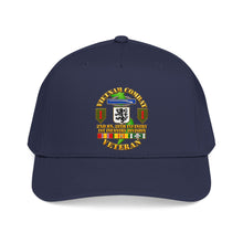 Load image into Gallery viewer, Mid Profile Baseball Cap - Vietnam Veteran Combat - 2nd Bn, 28th Infantry - 1st ID - with VN SVC - 3D - Transparent