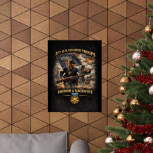 Load image into Gallery viewer, Matte Poster - Honoring the 5th USCT, 1864 - Right