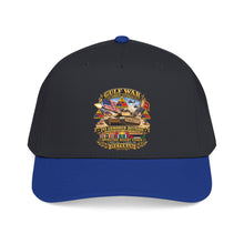 Load image into Gallery viewer, Mid Profile Baseball Cap - Army - Desert Storm - 2nd Armored Div - Combat Vereran Veteran w GULF SVC - 3D - Enhanced