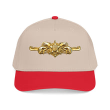 Load image into Gallery viewer, Mid Profile Baseball Cap - USCG - Cutterman - Officer wo txt - 3D - Enhanced