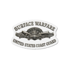 Load image into Gallery viewer, Die-Cut Magnet - USCG - Surface Warfare w txt - 3D - Enhanced