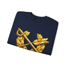 Load image into Gallery viewer, Crewneck Sweatshirt — Army - JAG Branch wo txt - 3D - enhanced