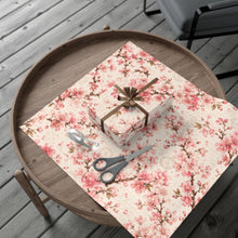 Load image into Gallery viewer, Gift Wrap Paper — Vintage sakura with postal accents