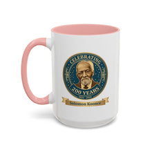 Load image into Gallery viewer, Accent Coffee Mug — "Celebrating 200 Years" Solomon Koonce Portrait (11/15 oz)