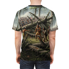 Load image into Gallery viewer, AOP Unisex Tee - Battle of Fallen Timbers 1794 - Northwest Indian War