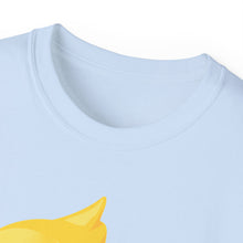 Load image into Gallery viewer, Unisex Ultra Cotton Tee - Yellow Rubber Duck - Oblique Left Front X 300