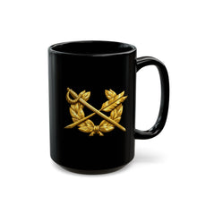 Load image into Gallery viewer, Black Mug (15oz) - Army - JAG Branch wo txt - 3D - enhanced
