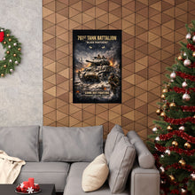 Load image into Gallery viewer, Matte Poster - 761st Tank Battalion in action - Honoring the 761st Tank Battalion