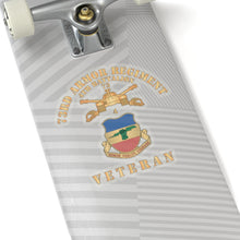 Load image into Gallery viewer, Kiss-Cut Stickers - 4th Battalion 73rd Armor Regiment - Veteran W DUI wo At War - Br X 300