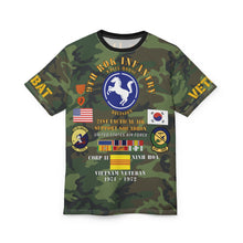 Load image into Gallery viewer, Print Unisex Tee, Stylish Outdoor Shirt, Trendy Graphic Top, Unique Camouflage - 21st TAS Army Brown Woodland Camo
