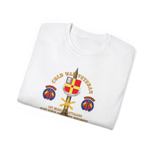 Load image into Gallery viewer, Unisex Ultra Cotton Tee - Cold War Vet - 1st Missile Bn, 81st Artillery 56th Artillery Group - Neu-Ulm Germany - Firing Missile w COLD SVC