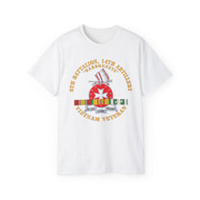 Load image into Gallery viewer, Unisex Ultra Cotton Tee - 6th Battalion, 14th Artillery Regiment - DUI - Warbonnets - VN SVC BAR - Top X 300