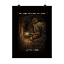 Load image into Gallery viewer, Matte Poster - Into the darkness of Cu Chi - The war beneath the war - Back