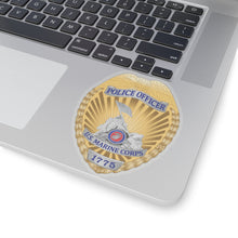 Load image into Gallery viewer, Kiss-Cut Stickers - USMC - Police Officer - U.S. Marine Corps 1775 X 300