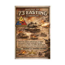 Load image into Gallery viewer, Matte Poster - Battle of 73 Easting - 3rd Armored Division