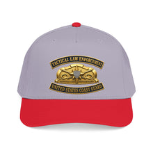 Load image into Gallery viewer, Mid Profile Baseball Cap - USCG - Tactical Law Enforcement w txt - 3D - Enhanced