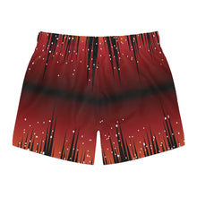 Load image into Gallery viewer, Swim Trunks - Red Night Sky Full of Stars