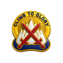 Load image into Gallery viewer, Kiss-Cut Stickers - Army - DUI - 10th Mountain Division wo txt - 3D - Enhanced