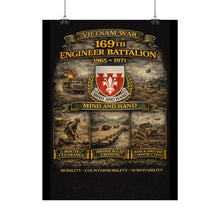 Load image into Gallery viewer, Rolled Posters - 169th Engineer Battalion - 1965 - 1971
