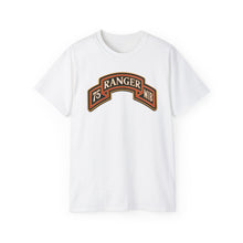Load image into Gallery viewer, Unisex Ultra Cotton Tee - Army - 75th Ranger Regiment - MIB - Ranger Scroll - 3D - Enhanced