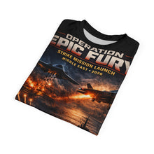 Load image into Gallery viewer, Operation EPIC FURY Tribute Tee — US Strike Against Iran Strategic Strike Campaign - US MARINES -Beirut 1983 & 1984