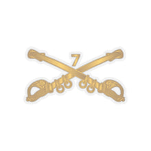Load image into Gallery viewer, Kiss-Cut Stickers - Army - 7th Cavalry Branch wo Txt X 300