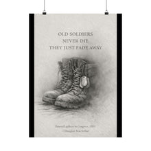Load image into Gallery viewer, Matte Poster - Old Soldiers Never Die