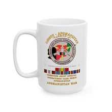 Load image into Gallery viewer, White Ceramic Mug (11oz, 15oz) - Army - Combined Joint Special Operations Task Force - Afghanistan