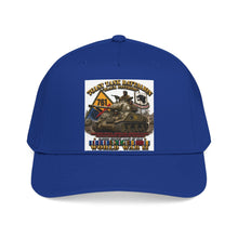 Load image into Gallery viewer, Mid Profile Baseball Cap - Army - 761st Tank Battalion - Black Panthers - w Tank w - KITT SSI WWII EU SVC - 3D - Enhanced