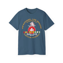Load image into Gallery viewer, Unisex Ultra Cotton Tee - 6th Battalion, 14th Artillery Regiment - DUI - Warbonnets - VN SVC BAR - Top X 300