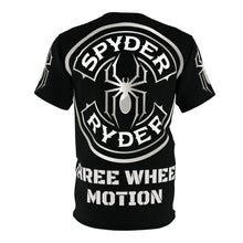 Load image into Gallery viewer, Unisex Cut & Sew Tee (AOP) - Spyder Ryder - Three Wheel Motion