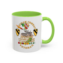 Load image into Gallery viewer, Colorful Mug (11oz/15oz) - Army - Charlie Battery.2nd Battalion,17th Field Artillery - w 1st Cavalry Div - M110 8in SP - Vietnam Vet w VN SVC X 300
