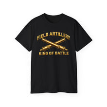Load image into Gallery viewer, Unisex Ultra Cotton Tee - Field Artillery - King of Battle - 3D - Enhanced