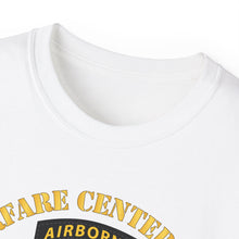 Load image into Gallery viewer, Unisex Ultra Cotton Tee - JFK Special Warfare Center - School SSI w Branch - Veteran wo Backgrnd
