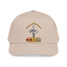 Load image into Gallery viewer, Mid Profile Baseball Cap - Army - Badge - LRRP - Tip of the Spear - Vietnam Vet w SVC - 3D - Enhanced