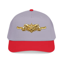 Load image into Gallery viewer, Mid Profile Baseball Cap - USCG - Cutterman - Officer wo txt - 3D - Enhanced