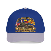 Load image into Gallery viewer, Mid Profile Baseball Cap - 4th Armored Division - PATTON'S M60A1 Main Battle Tank - Breakthrough Division
