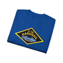 Load image into Gallery viewer, Unisex Ultra Cotton Tee - 2nd Bn, 16th Infantry - Rangers w CIB w Txt X 300