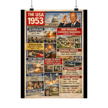 Load image into Gallery viewer, Matte Poster -THE USA - 1953