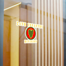 Load image into Gallery viewer, Kiss-Cut Vinyl Decals - Army - 24th Infantry Division X 300