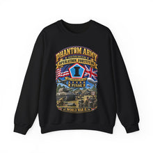Load image into Gallery viewer, Crewneck Sweatshirt - Army - Phantom Army - Operation Fortitude - WWII - 1st FUSAG - 3D - Enhanced