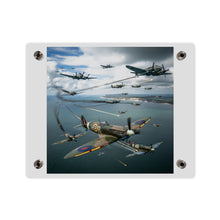 Load image into Gallery viewer, Acrylic Wall Art Panel - British and German aircraft during the Battle of Britain