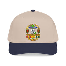 Load image into Gallery viewer, Mid Profile Baseball Cap - Vietnam Veteran Combat - 2nd Bn, 28th Infantry - 1st ID - with VN SVC - 3D - Transparent