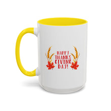Load image into Gallery viewer, Accent Coffee Mug - Happy Thanksgiving Day