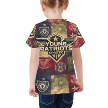 Load image into Gallery viewer, Little Kids' All Over Print Crew Neck T-Shirt - Young Patriot - Generic Little Kids