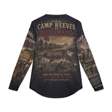 Load image into Gallery viewer, Camp Reeves 11th Texas Cavalry Tribute Long Sleeve Shirt – — May 1861 Confederate History