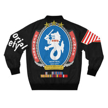 Load image into Gallery viewer, Men's AOP Bomber Jacket - American Defenders Of Bataan Corregidor with POW - MIA Service Medals